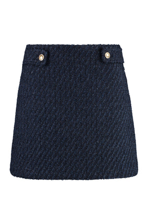 Knitted mini skirt-0